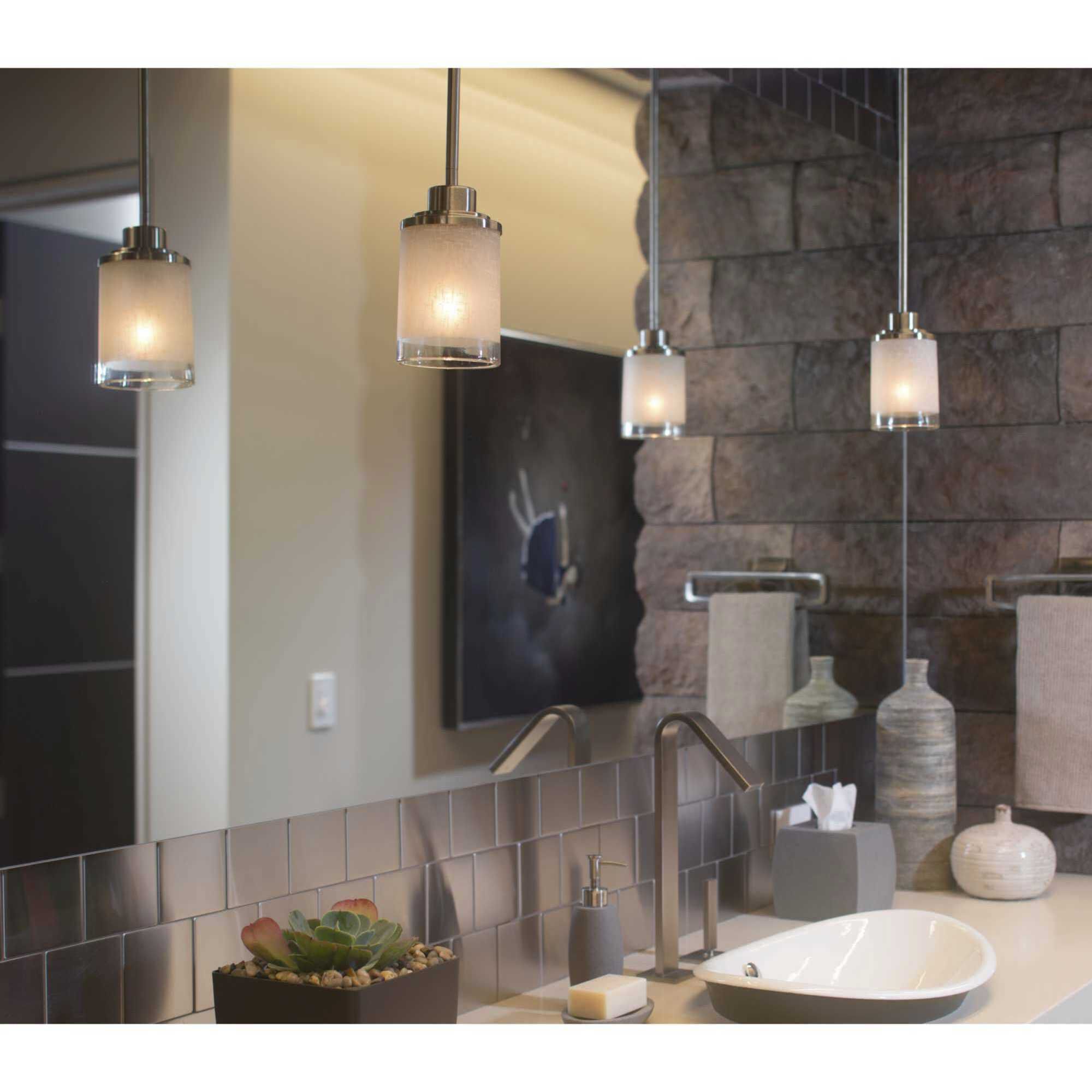 Brackettville 1 Light 5.13 inch Brushed Nickel Mini-Pendant Ceiling Light